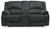 Ashley Draycoll Slate Reclining Loveseat with Console
