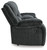 Ashley Draycoll Slate Reclining Loveseat with Console