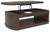 Ashley Korestone Dark Brown Lift-Top Coffee Table