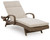 Ashley Revare Beach Beige Chaise Lounge with Cushion