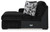 Ashley Midnight-Madness Onyx 3-Piece Sectional with Chaise 98103/16/17/34