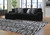 Ashley Midnight-Madness Onyx 3-Piece Sectional with Chaise 98103/16/17/34