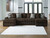 Ashley Midnight-Madness Onyx 3-Piece Sectional with Chaise 98103/16/17/34