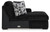 Ashley Midnight-Madness Onyx 3-Piece Sectional with Chaise 98103/16/17/34