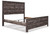 Ashley Wynnlow Gray King Crossbuck Panel Bed