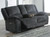 Ashley Draycoll Slate Power Reclining Loveseat with Console