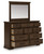 Ashley Taffenbrook Medium Brown Dresser and Mirror