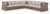 Ashley Revare Beach Beige 5-Piece Outdoor Sectional