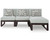 Ashley Beachloft Black Gray 4-Piece Outdoor Sectional