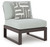 Ashley Beachloft Black Gray 4-Piece Outdoor Sectional