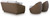 Ashley Cardiff Beach Beige Outdoor Loveseat/2 Swivel Chairs (Set of 3)
