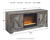 Ashley Wynnlow Gray 63" TV Stand with Electric Fireplace