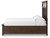Ashley Taffenbrook Medium Brown California King Panel Storage Bed