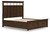 Ashley Taffenbrook Medium Brown California King Panel Storage Bed