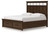 Ashley Taffenbrook Medium Brown California King Panel Storage Bed
