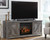Ashley Wynnlow Gray 63" TV Stand with Electric Fireplace W100/101/W440/68