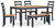 Ashley Gesthaven Natural Brown Dining Table with 4 Chairs and Bench (Set of 6)