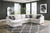 Benchcraft Koralynn Stone 3-Piece Sectional with Chaise