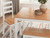 Ashley Gesthaven Natural Blue Dining Table with 4 Chairs and Bench (Set of 6)