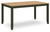 Ashley Gesthaven Natural Green Dining Table with 4 Chairs and Bench (Set of 6)