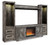 Ashley Wynnlow Gray 4-Piece Entertainment Center with Electric Fireplace W100/02/W440/24(2)/27/68