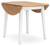 Ashley Gesthaven Natural Brown Dining Drop Leaf Table