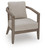 Ashley Sunset Lake Beige Outdoor Chairs with Cushions/Table (Set of 3)