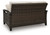 Ashley Drakes Beach Dark Brown Outdoor Loveseat with Cushion