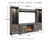 Ashley Wynnlow Gray 4-Piece Entertainment Center with Electric Fireplace W100/101/W440/24(2)/27/68
