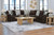 Ashley Midnight-Madness Chocolate 3-Piece Sectional