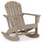 Ashley Sundown Treasure White Outdoor Rocking Chair