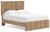 Ashley Dovander Warm Natural Brown Queen Panel Platform Bed