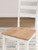 Ashley Gesthaven Natural White Dining Chair (Set of 2)