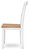Ashley Gesthaven Natural Blue Dining Chair (Set of 2)
