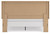 Ashley Dovander Warm Natural Brown King Panel Bed