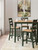Ashley Gesthaven Natural Green Counter Height Dining Table and 4 Barstools (Set of 5)