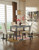 Ashley Kimonte Dark Brown Dining Table