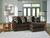 Ashley Midnight-Madness Gunmetal 2-Piece Sectional with Chaise 98105/17/64