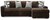 Ashley Midnight-Madness Onyx 2-Piece Sectional Sofa with Chaise