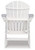 Ashley Sundown Treasure White Adirondack Chair