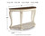 Ashley Realyn White Brown Sofa Table