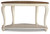 Ashley Realyn White Brown Sofa Table