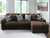 Ashley Midnight-Madness Onyx 2-Piece Sectional Sofa with Chaise 98103/17/66