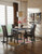 Ashley Kimonte Dark Brown Dining Chair (Set of 2)