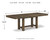 Ashley Moriville Grayish Brown Dining Extension Table