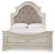 Ashley Realyn Chipped White Queen Upholstered Panel Bed
