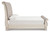 Ashley Realyn Chipped White Queen Sleigh Bed