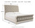 Ashley Realyn Chipped White Queen Sleigh Bed