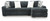 Ashley Midnight-Madness Gunmetal 2-Piece Sectional Sofa Chaise