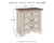 Ashley Realyn Chipped White Nightstand
